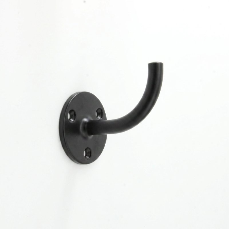 BM Architectural 60mm Eazypost Weld On Handrail Wall Bracket - 316/Matt Black PPC