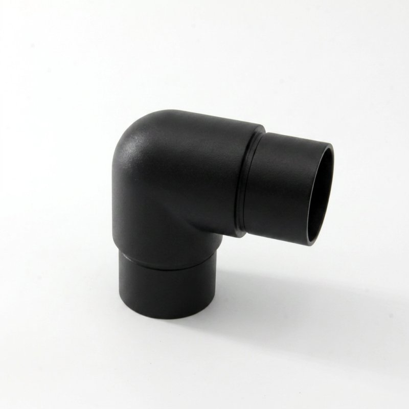 BM Architectural 90 Degree Sweeping Elbow - 316/Matt Black PPC