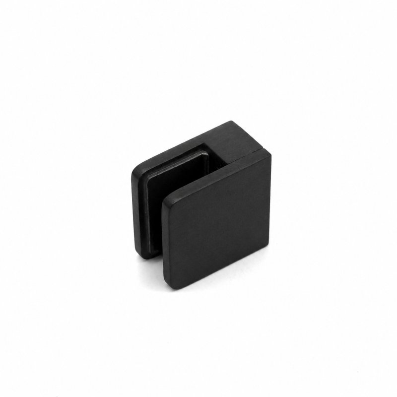 BM Architectural Eazypost Small Square 10mm Glass Clamp - 316/Matt Black PPC