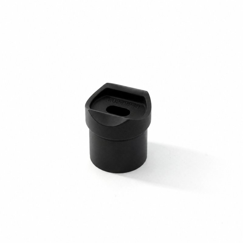 BM Architectural Eazypost Upright Tube Saddle - 316/Matt Black PPC