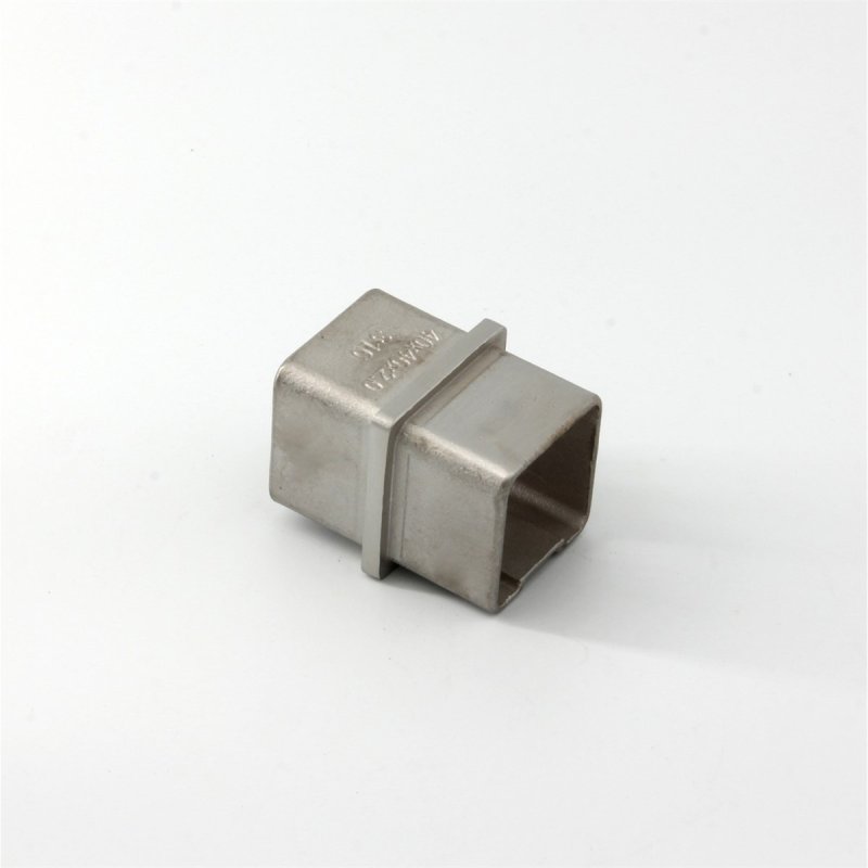 B+M Eazysquare Tube Connector to suit 40x40x2mm Handrail