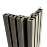 Ecoscape Ecoscape Forma - Silver Birch Composite Slatted Cladding Corner Trim