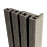 Ecoscape Forma - Silver Birch Composite Slatted Cladding End Trim