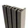 Silver Birch Composite Slatted Cladding End Trim