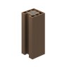 Ecoscape Ecoscape Clarity - 1.94m Walnut Composite End Fence Post