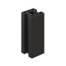 B+M 1.94m Charcoal Composite Inter Fence Post