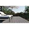 B+M HomeDeck Graphite Embossed Flat Decking Trim