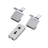 Dorma Glas STUDIO Classic Lock Profile Cylinder & OFFICE Classic Hinge Set