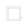 40 x 40 x 2.5mm - 7.5m Square Hollow Section - BSEN10219 S235JR