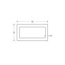 BM Steel 50 x 25 x 2.5mm - 7.5m Mild Steel Rectangular Box Hollow Section - BSEN10219 S235JR