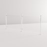 BM Architectural Pre-Assembled Glass Balustrade Round Corner Post with Radiused End Cap