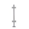 Pre-Assembled Glass Balustrade Square Middle Post with End Cap