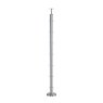 Pre-Assembled Balustrade 3mm Wire Corner Post - 48.2mm x 2.5mm - Fixed Saddle to suit 42mm Handrail