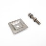 Square Fixing Clip to suit 38mm GRP Grating - Stainless Steel