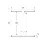 127 x 76 x 13KG Universal Beam - BSEN10025-2 S355J0