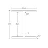 BM Steel 356 x 127 x 33KG Universal Beam - BSEN10025-2 S355J0
