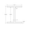 BM Steel 406 x 178 x 54KG Universal Beam - BSEN10025-2 S355J0