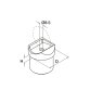 BM Architectural Eazypost Upright Tube Saddle