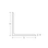 75 x 75 x 10mm - 6m Mild Steel Angles - BSEN10025-2 S275JR