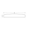 BM Steel 50 x 12mm - 6m Convex Half Round - BSEN10025-2 S275JR