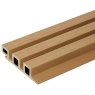 Natural Oak Composite Slatted Cladding Board