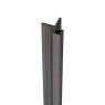Ecoscape Forma - Argent Composite Slatted Cladding Corner Trim