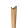 Ecoscape Forma - Natural Oak Composite Slatted Cladding End Trim