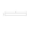 40 x 5mm - 6m Black Flats Light - BSEN10025-2 S275JR