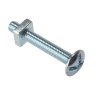 M6 x 50mm (Bag 25) ForgeFix - Roofing Bolts & Square Nuts, ZP