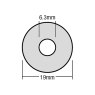 ForgeFix - TechFast Bonded EPDM Washer 5.5 x 19mm Box 100