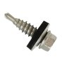 ForgeFix - TechFast Self-Drilling Stitching Hex Screw & Washer No.1 Tip 6.3 x 22mm Box 100 ForgeFix - TechFast Self-Drilling Stitching Hex Screw & Washer No.1 Tip 6.3 x 22mm Box 100