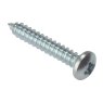 5/8in x 8 (Box 200) ForgeFix - Self-Tapping Screws, Pozi, Pan Head, ZP