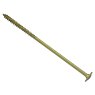 ForgeFix - Wafer Head TORX Compatible Construction T40 Screws Tan 8x200mm Tub 25