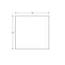 10 x 10mm - 6m Black Solid Squares - BSEN10025-2 S275JR