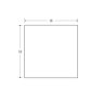 BM Steel 16 x 16mm - 6m Black Solid Squares - BSEN10025-2 S275JR