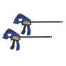 IRWIN Quick-Grip - Micro Clamps Twin Pack 100mm (4in) IRWIN Quick-Grip - Micro Clamps Twin Pack 100mm (4in)