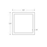 120 x 120 x 10mm Square Hollow Section - BSEN10219 S355J2H