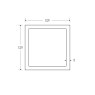 120 x 120 x 5mm Square Hollow Section - BSEN10219
