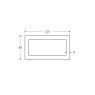 120 x 60 x 5mm Mild Steel Rectangular Box Hollow Section - BSEN10219 S235JR