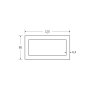 120 x 80 x 6mm Mild Steel Rectangular Box Hollow Section - BSEN10219