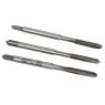 Faithfull - HSS Straight Flute Tap Set, 3 Piece