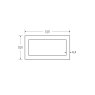150 x 100 x 6mm Mild Steel Rectangular Box Hollow Section - BSEN10219