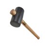 64mm 550g Black Thor - Rubber Mallet