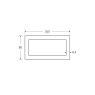 160 x 80 x 6mm Mild Steel Rectangular Box Hollow Section - BSEN10219