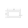 200 x 100 x 5mm - 7.5m Mild Steel Rectangular Box Hollow Section - BSEN10219