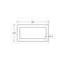 200 x 100 x 6mm - 7.5m Mild Steel Rectangular Box Hollow Section - BSEN10219 S255JR