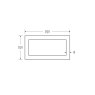 BM Steel 200 x 100 x 8mm - 7.5m Mild Steel Rectangular Box Hollow Section - BSEN10219 S255JR