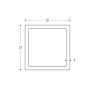 25 x 25 x 3mm - 7.5m Square Hollow Section - BSEN10219 S235JR