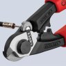 Knipex - Wire Rope/Bowden Cable Cutters Multi-Component Grip 190mm