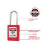 Lockout Padlock Stainless Steel Shackle Red 35mm Master Lock - Non-Conductive Lockout Padlock